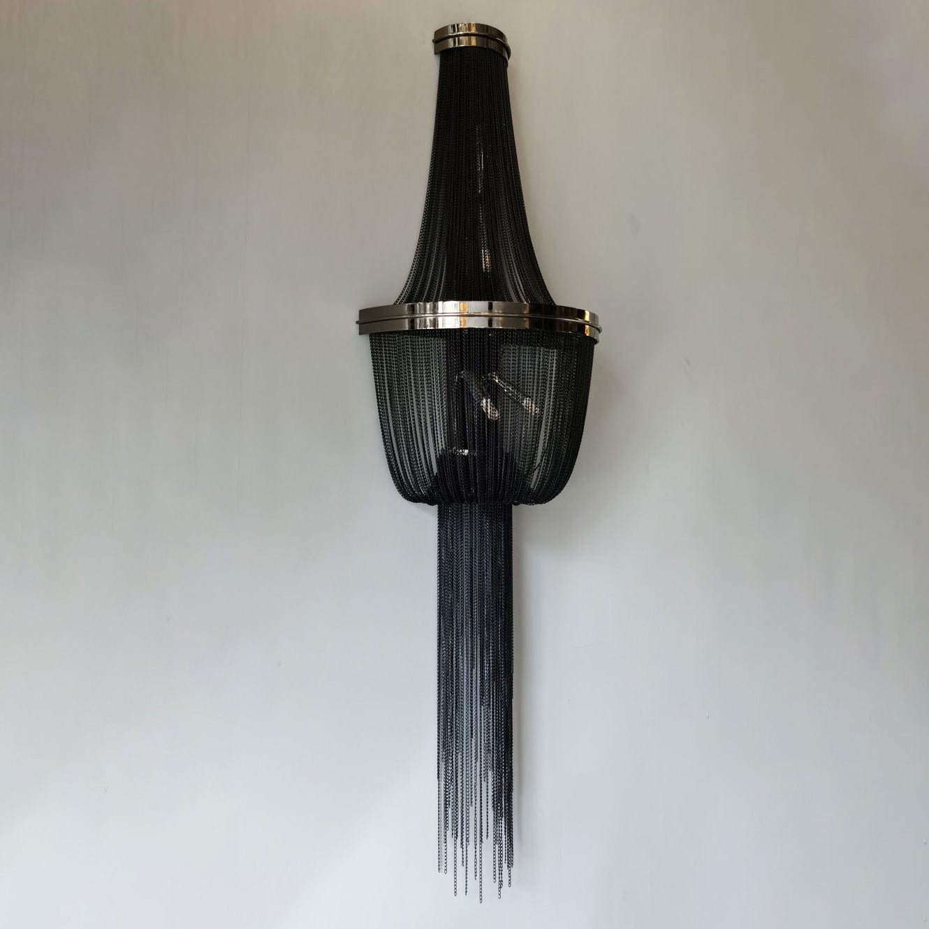 Aluminum Iron Tassel Sprocket 4-Light Wall Lamp