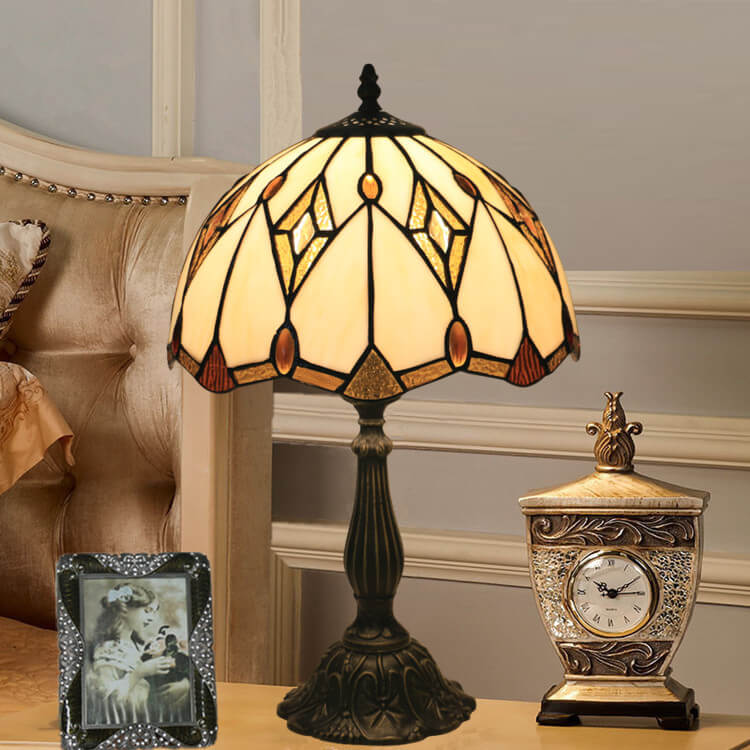 Baroque Gems Dome Stained Table Lamp