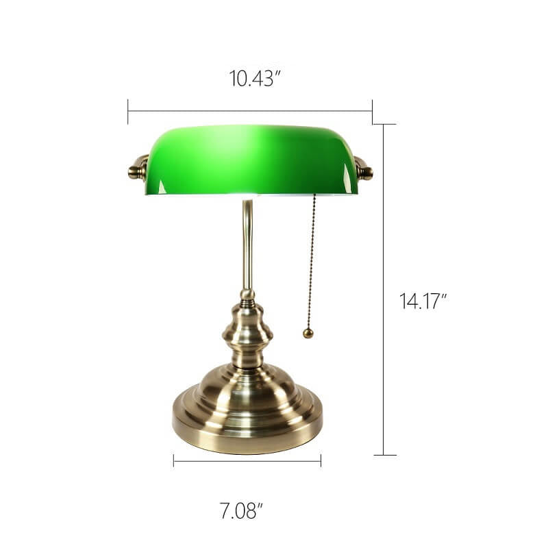 Colored Glass Metal Zipper Table Lamp