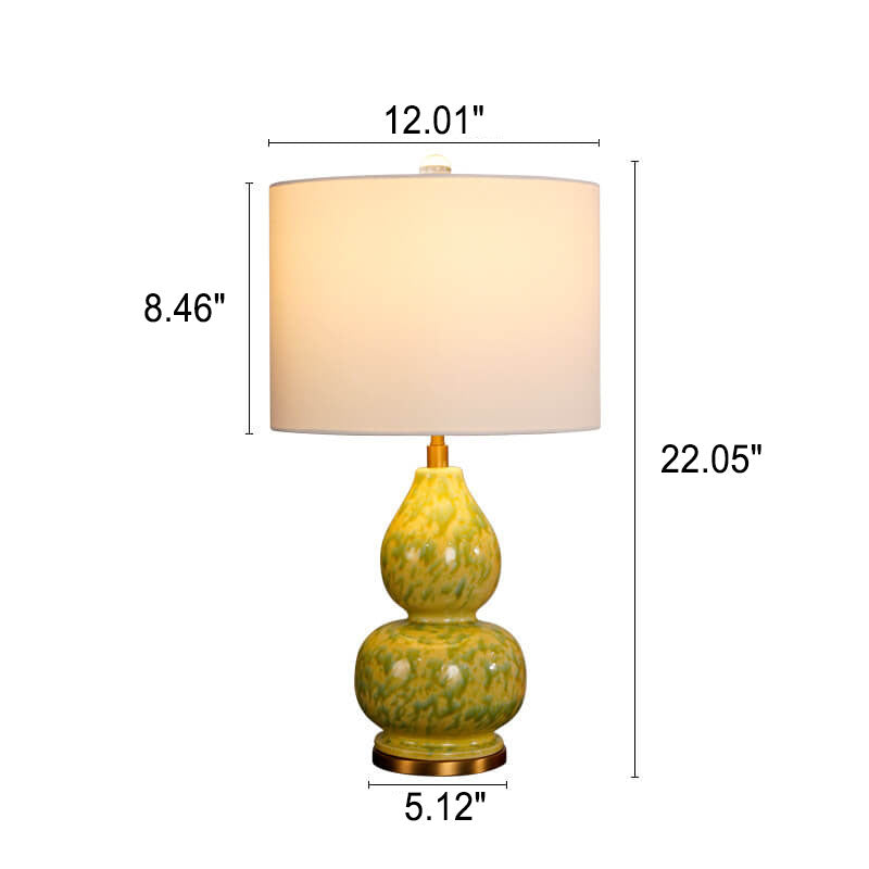Gourd Ceramic Table Lamp