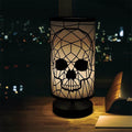 Gothic Skeleton Metal Cylinder Table Lamp