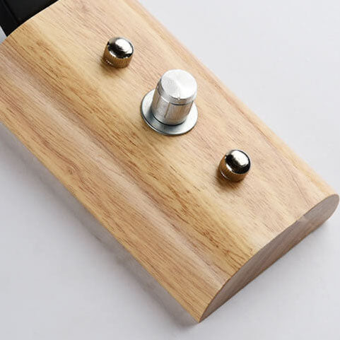 Solid Wood Cylindrical Wall Lamp