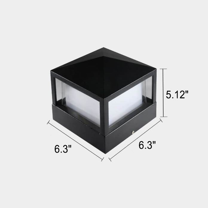 Square Aluminum Acrylic Outdoor Light