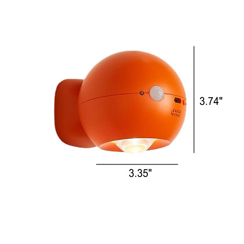 Round Rechargeable Eye Protection Wall Lamp