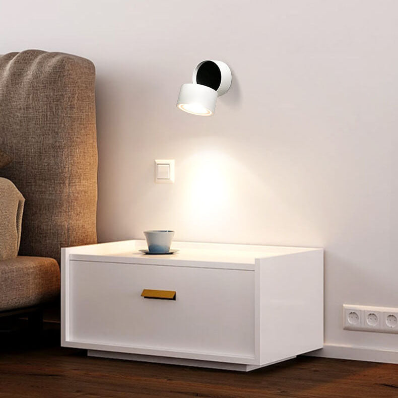 Round Rotatable Folding Wall Lamp