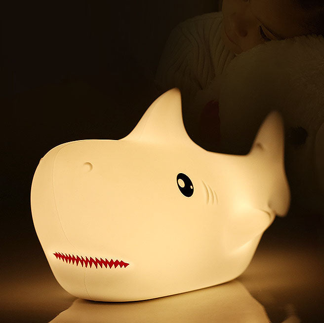 Ocean Shark Silicone Night Table Lamp