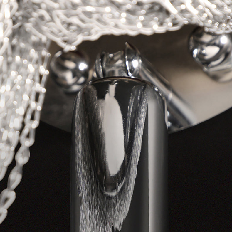 Cylinder Tassel Hardware Plating Wall Lamp