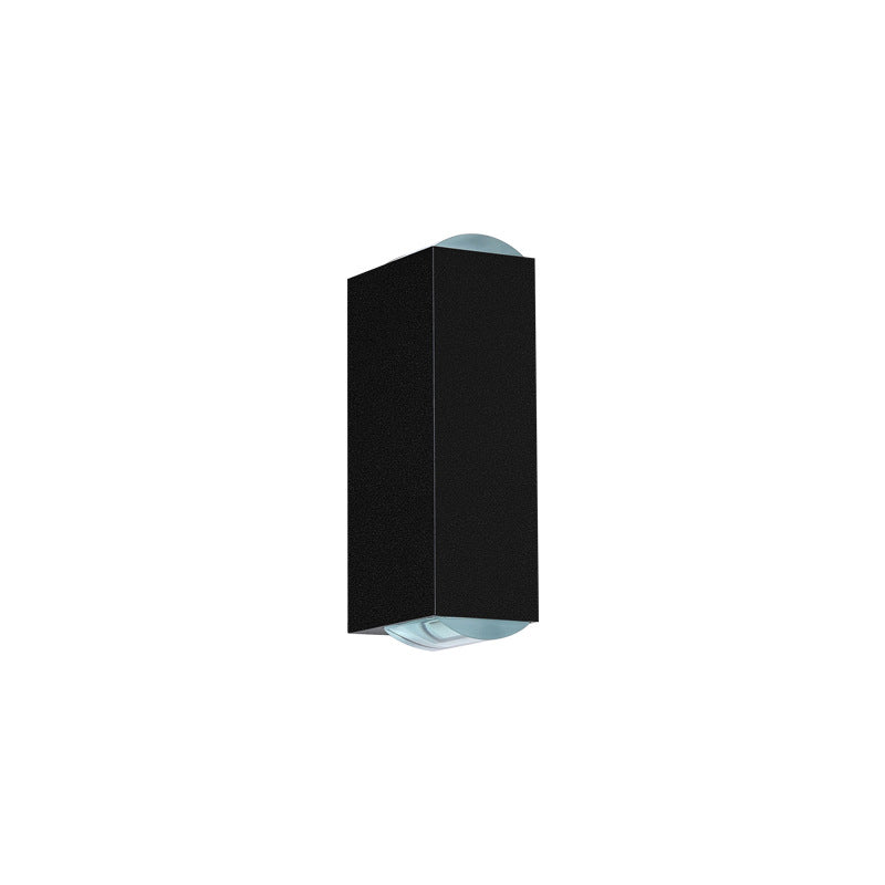 Aluminum Lens Patio Double-headed Outdoor Light