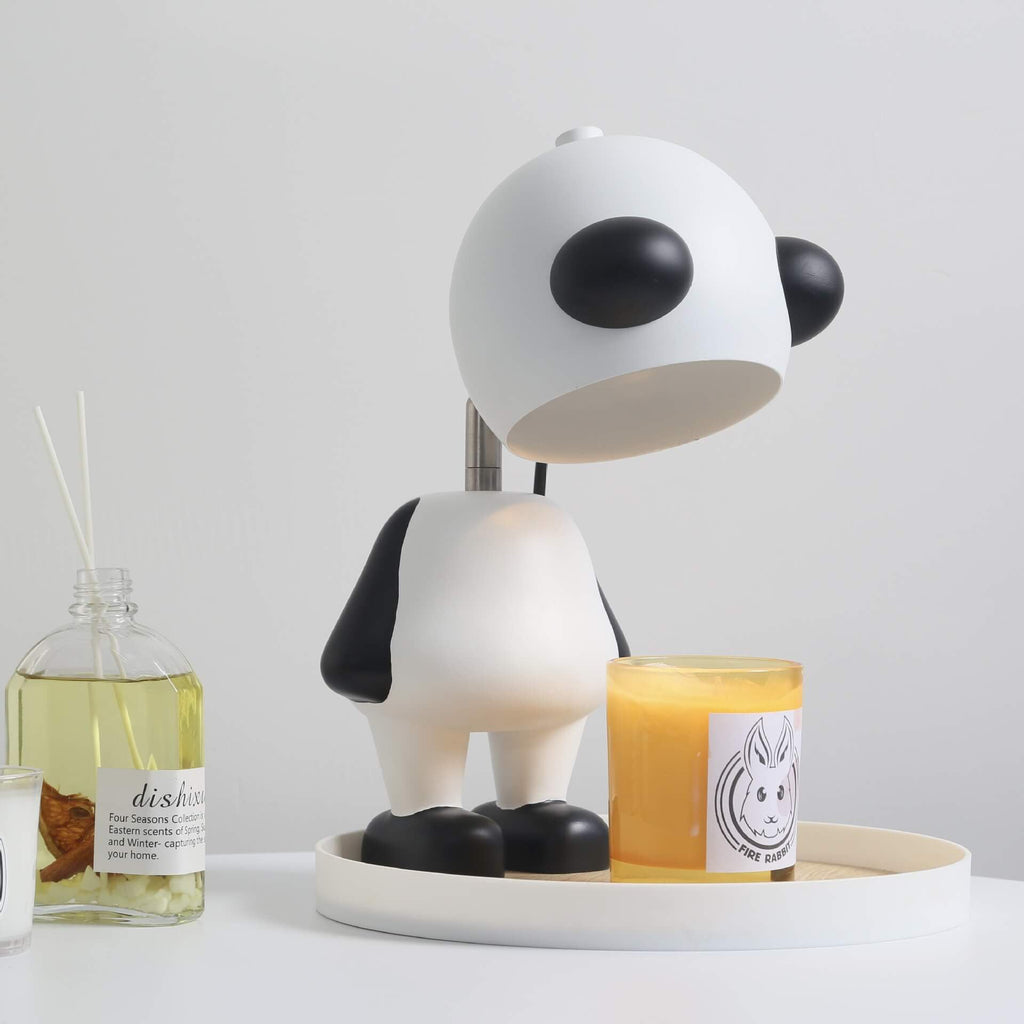 Cartoon Panda Resin Melting Table Lamp