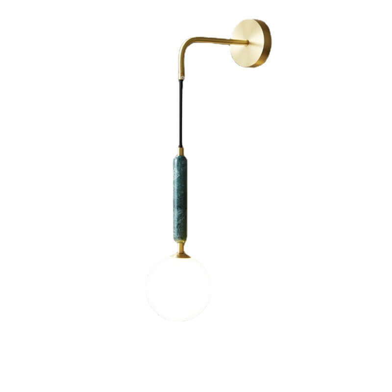 Ball Marble Arm Wall Lamp