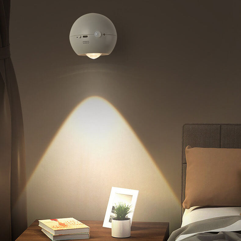 Round Rechargeable Eye Protection Wall Lamp