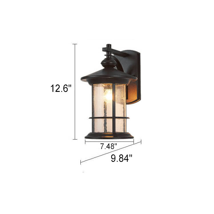 Bubble Glass Column Outdoor Light