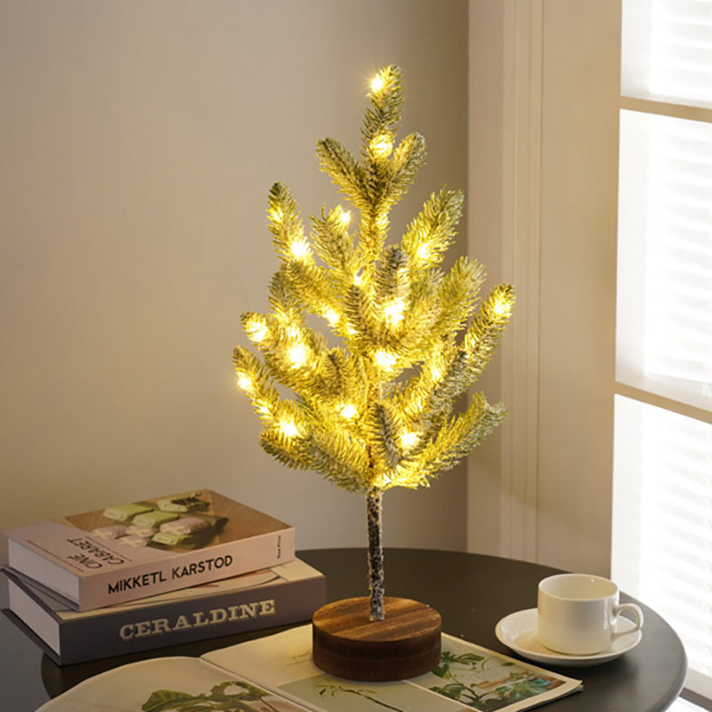 Pine Needle Tree PVC Table Lamp