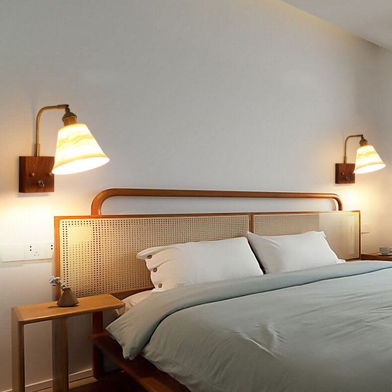 Black Walnut Wall Lamp