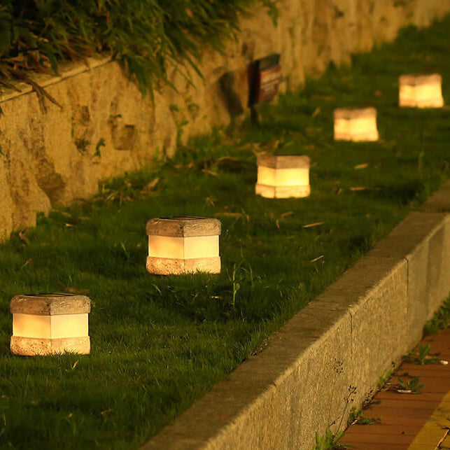 Simulation Stone Design Garden Outdoor Light