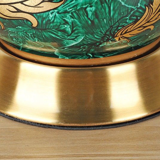 Cylinder Ceramic Fabric Iron Table Lamp