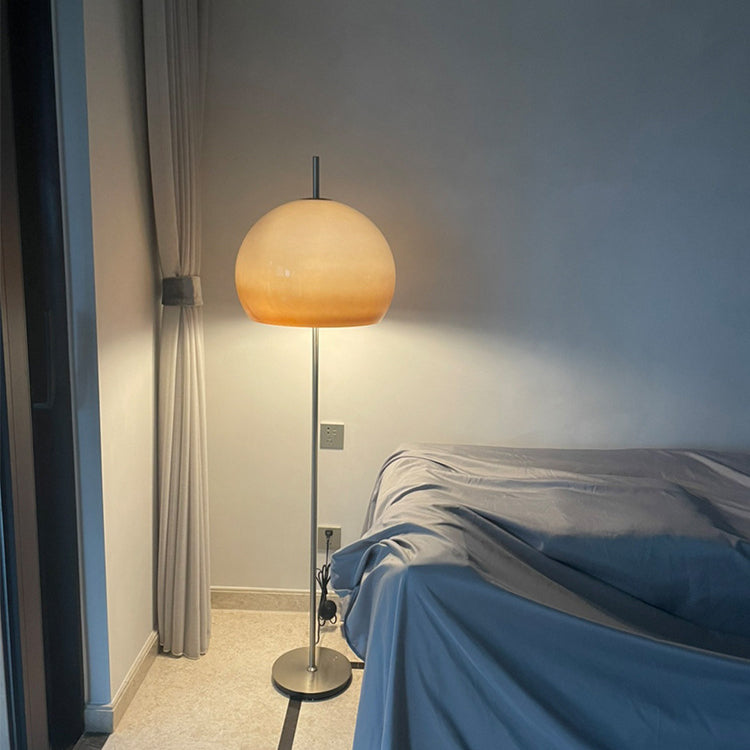 Contemporary Retro Mushroom Hardware 2-Light Floor Lamp