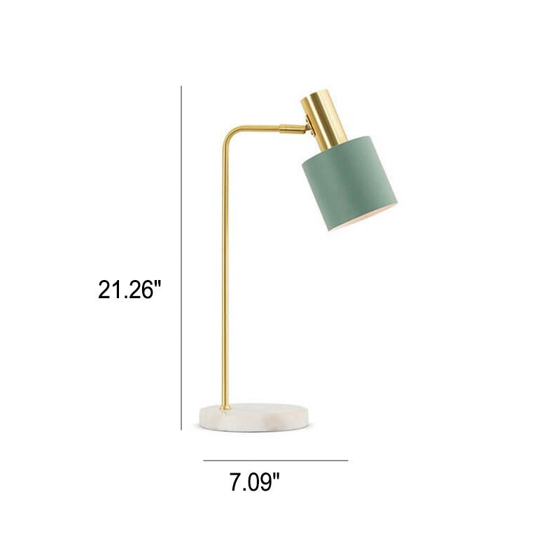 Marble Cylindrical Table Lamp
