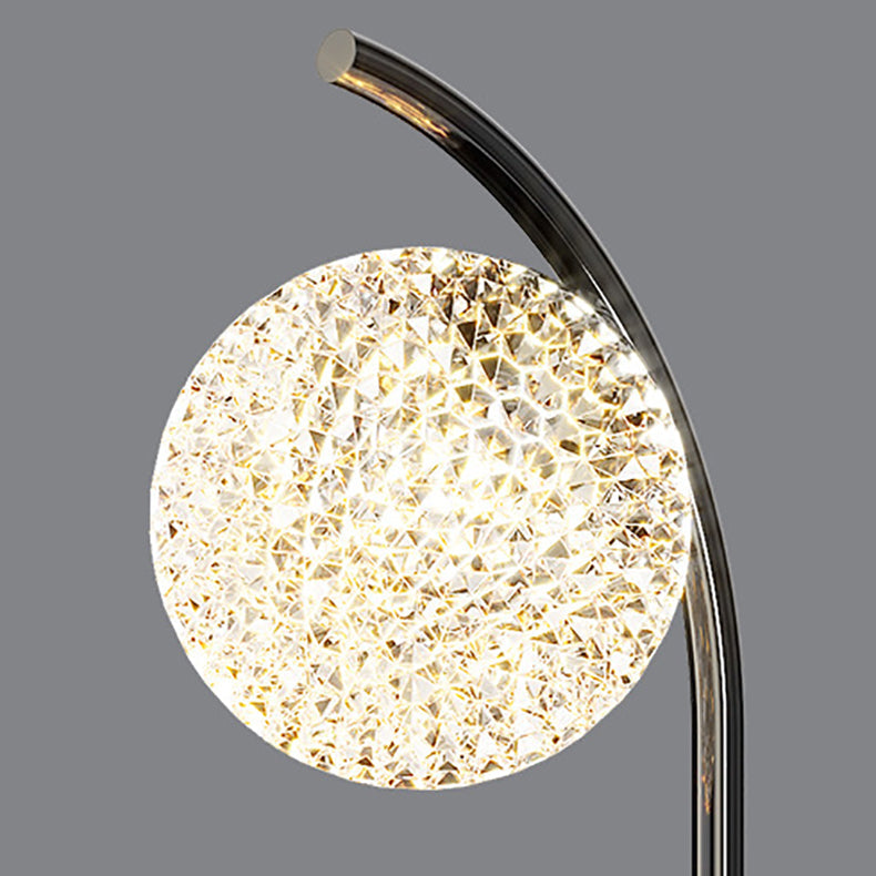Round Ball Aluminum Iron Table Lamp