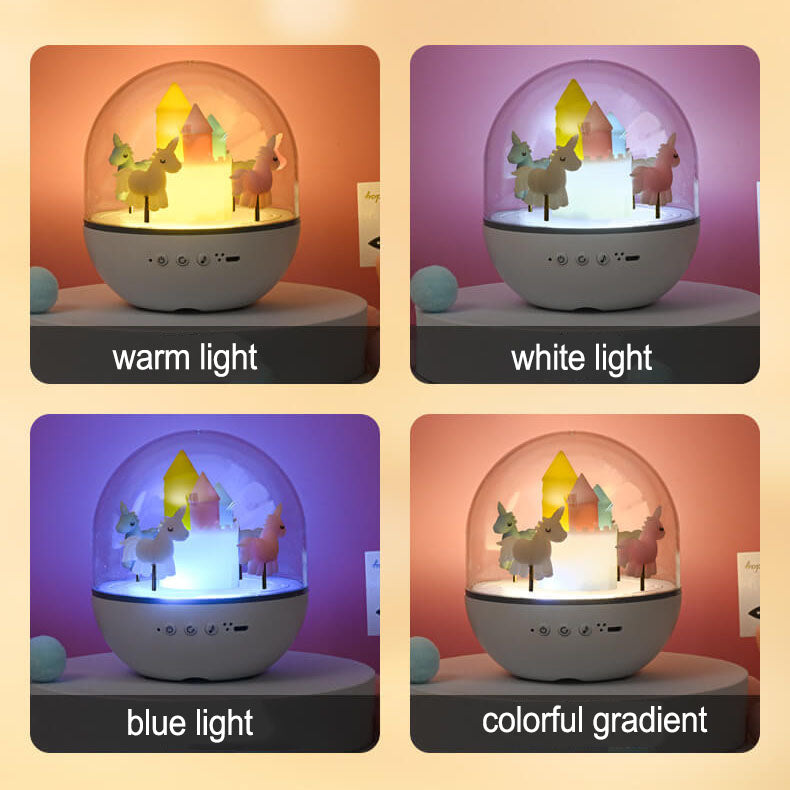 Carousel Octavo Bluetooth Kids Table Lamp