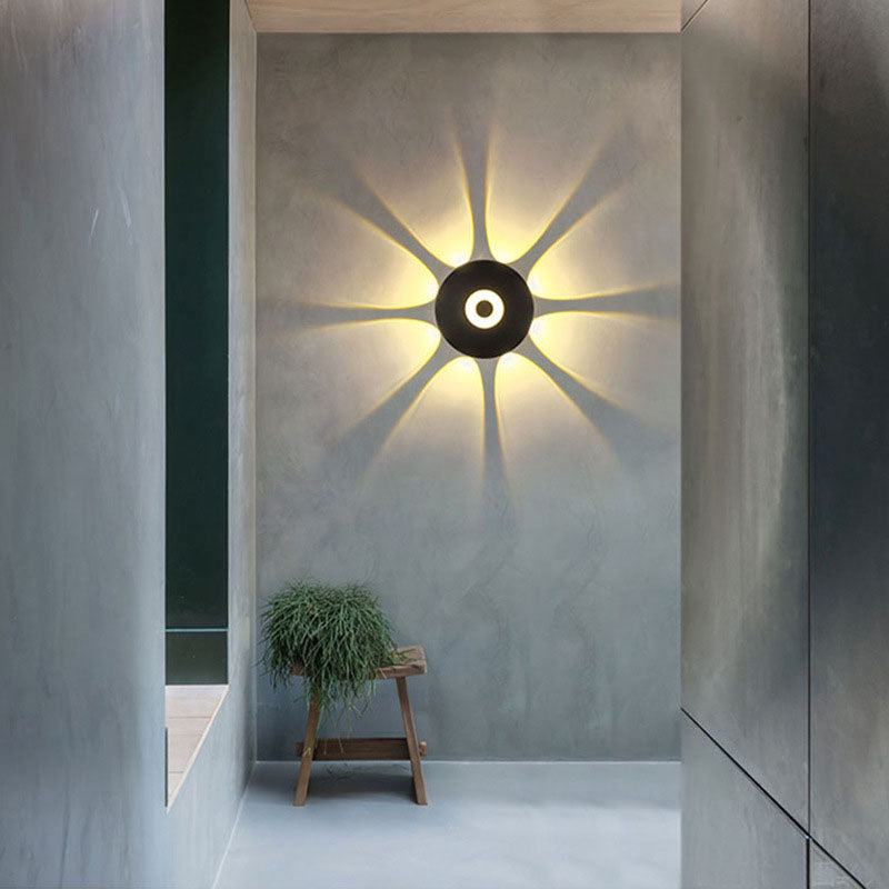 Aluminum Round Patio Outdoor Light