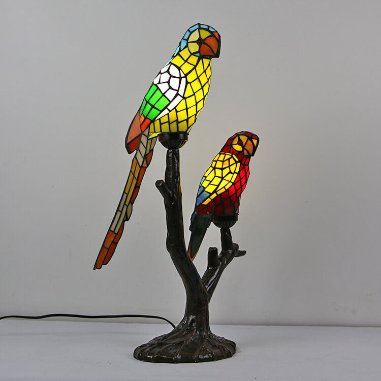 Bird Branch Design 2-Light Table Lamp