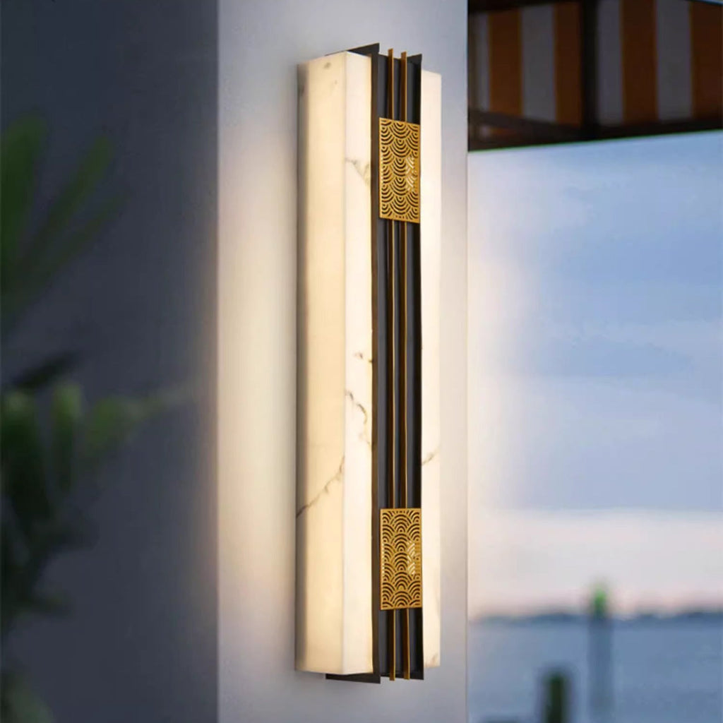 Rectangular Cloud Stainless Steel Outdoor Light