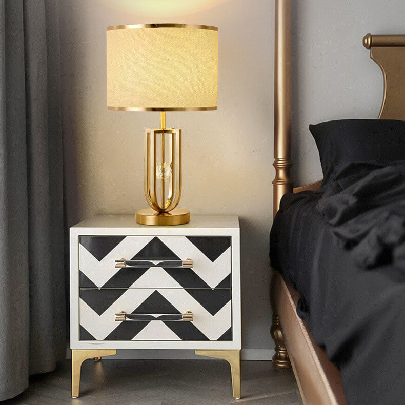 Imitation Copper Cloth Table Lamp