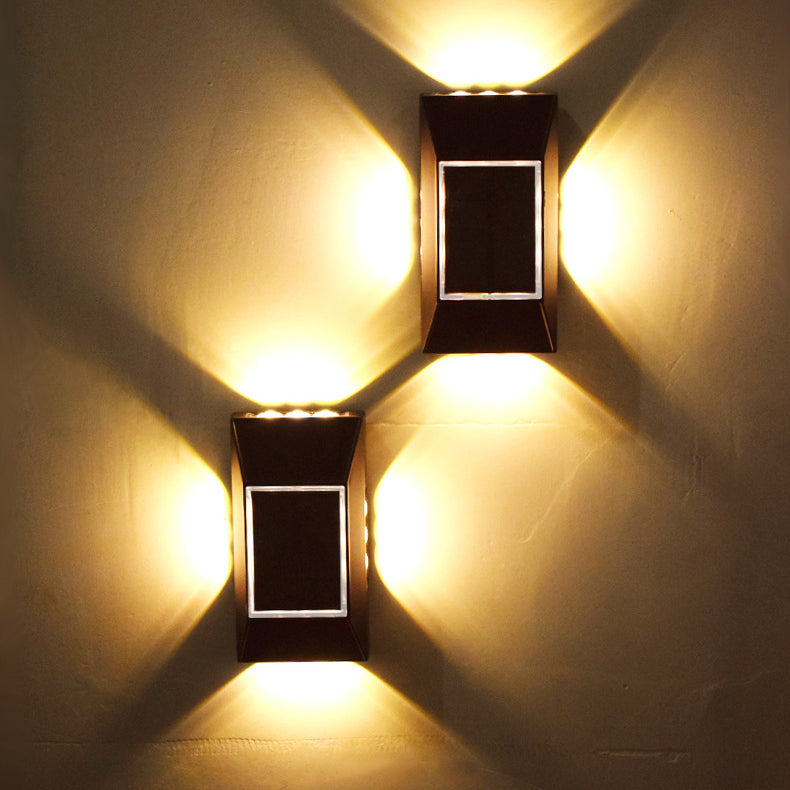 Sensor Rectangle ABS Plastic Outdoor Light