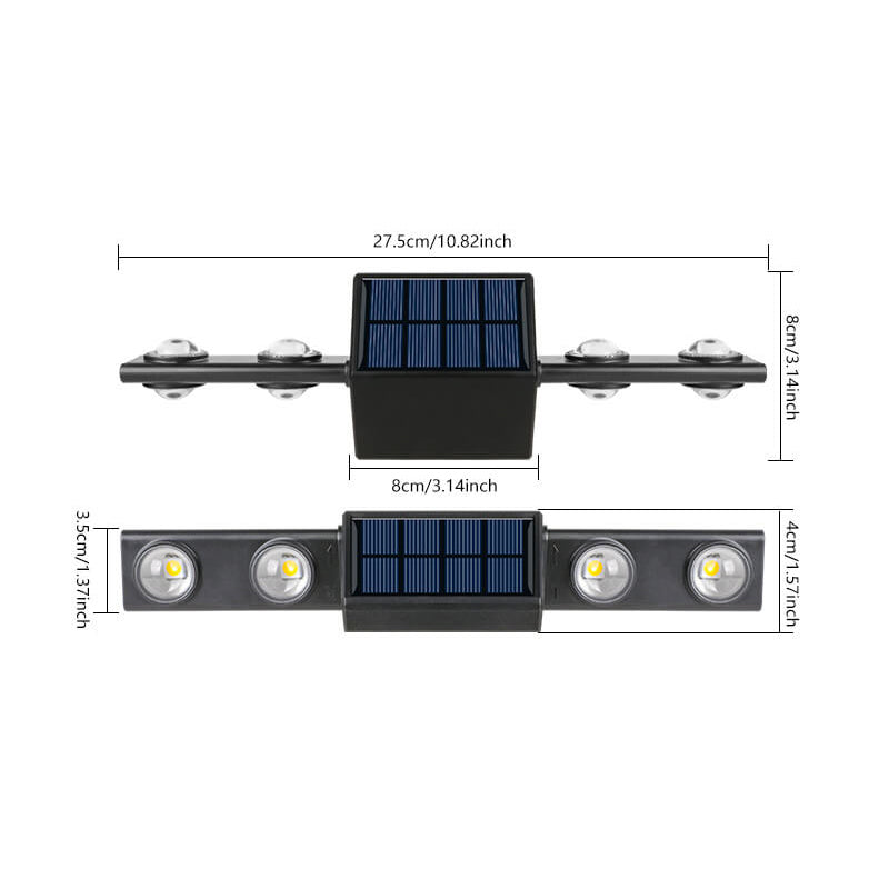 Long Triangle ABS PC Outdoor Light