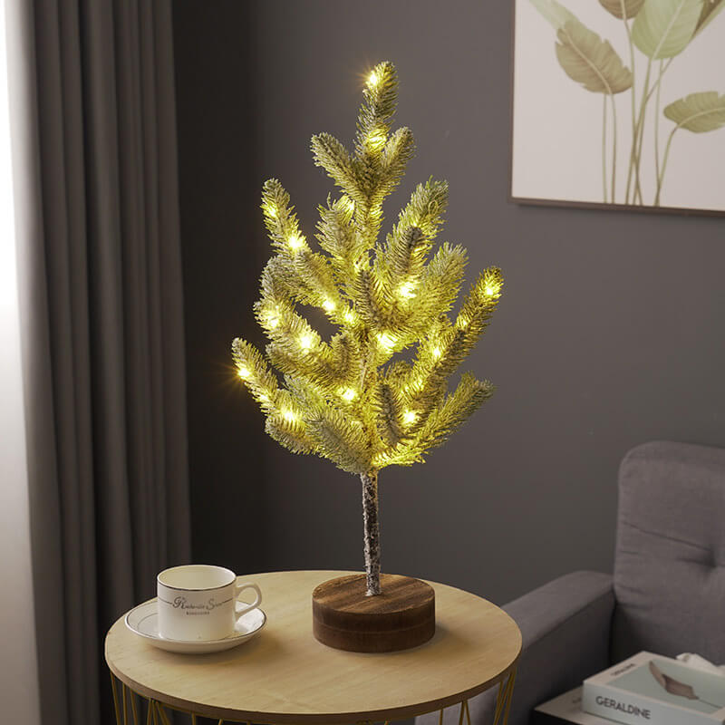 Christmas Decorative Cedar Needle Table Lamp