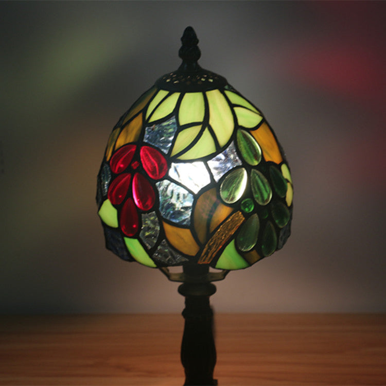 Grape Fruit Stained Glass Table Lamp