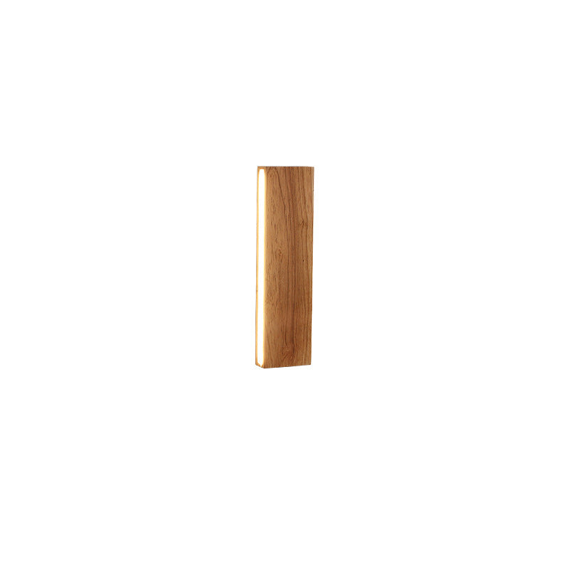 Solid Wood Strip Wall Lamp