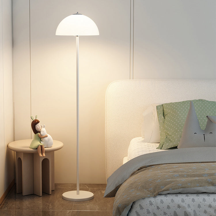 Half Circle Iron Acrylic Floor Lamp