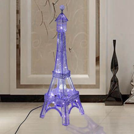 Decorative Aluminum Tower-Shaped Floor Lamp