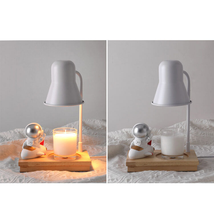 Astronaut Aromatherapy Melting Wax 2-Light Table Lamp