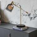 Iron Glass Cup Marble Table Lamp