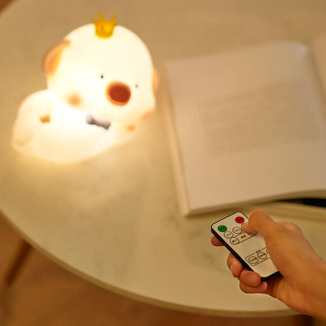 Cute Piggy Silicone Night Table Lamp