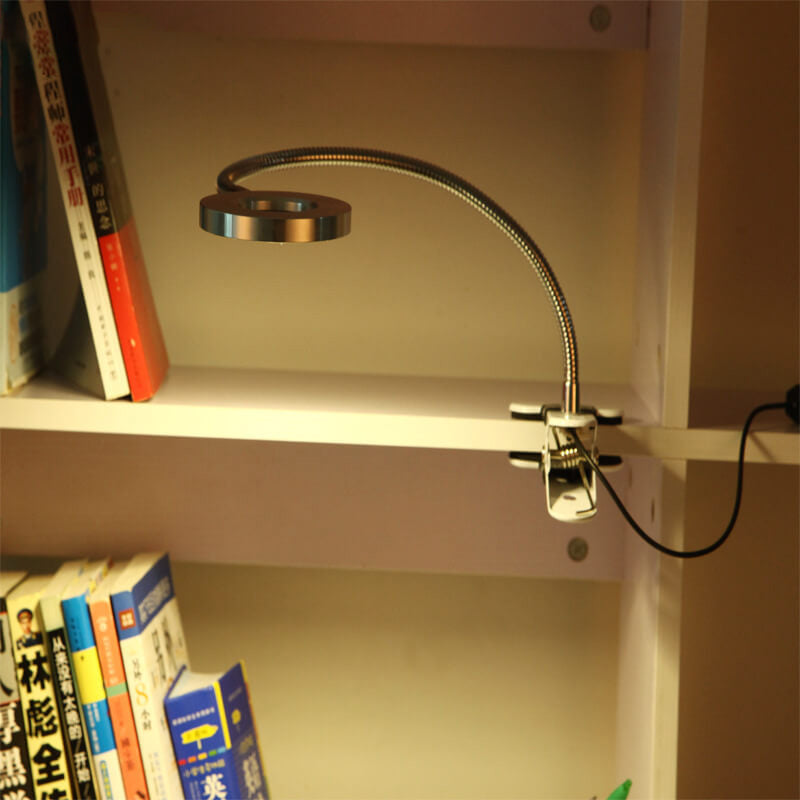 Hose Button Reading Clip Table Lamp