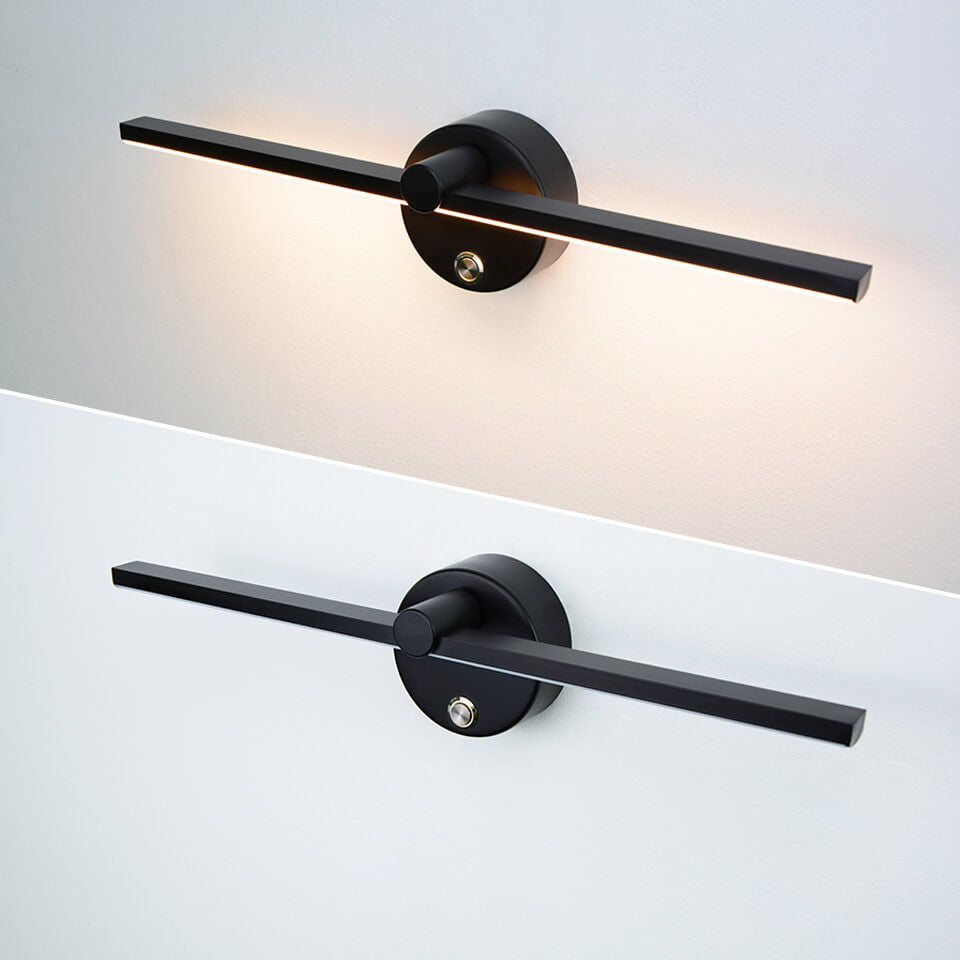 Aluminum Long Bar Switch Wall Lamp