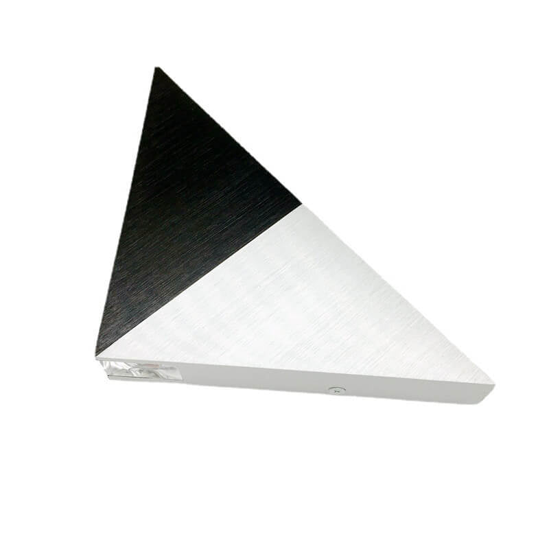 Aluminum Acrylic Stereo Triangle Wall Lamp