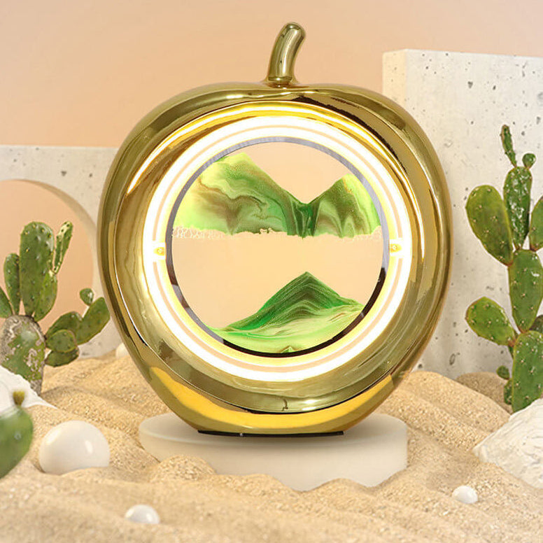 Apple Quicksand Painting Decorative Table Lamp