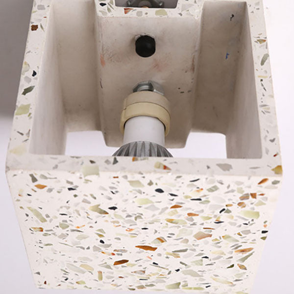 Square Terrazzo Bedroom Wall Lamp