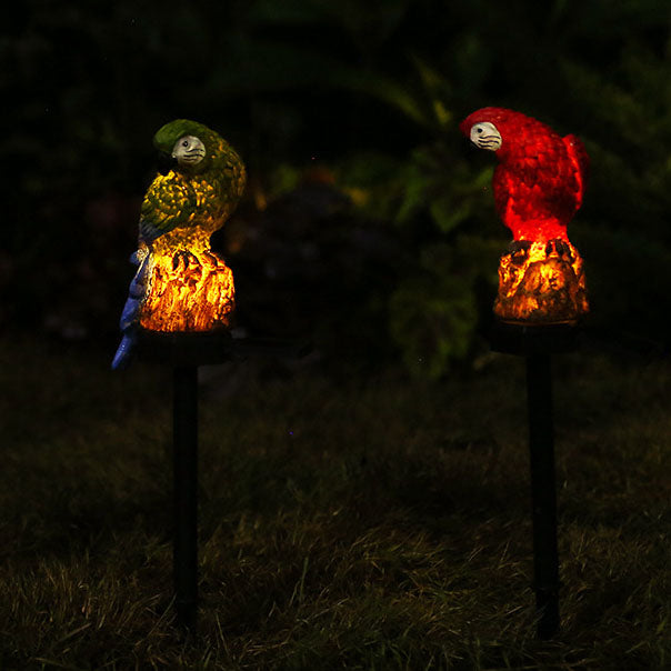 Solar Waterproof Colorful Resin Outdoor Light