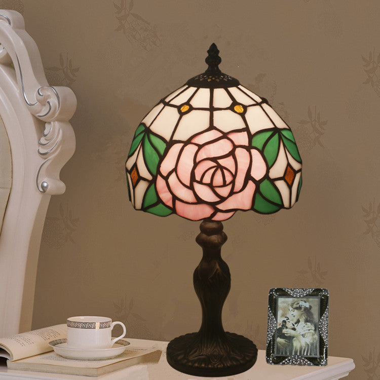 Dome Rose Zinc Alloy Table Lamp