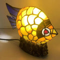 Fish Iron Glass Table Lamp