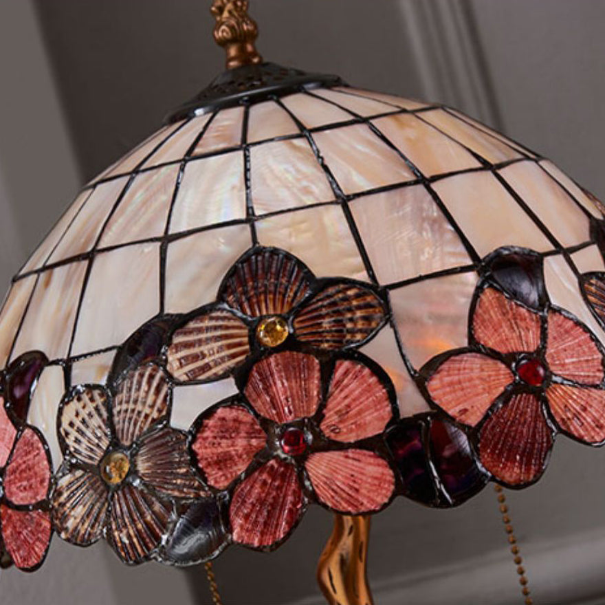 Full Copper Bird Decoration 2-Light Table Lamp