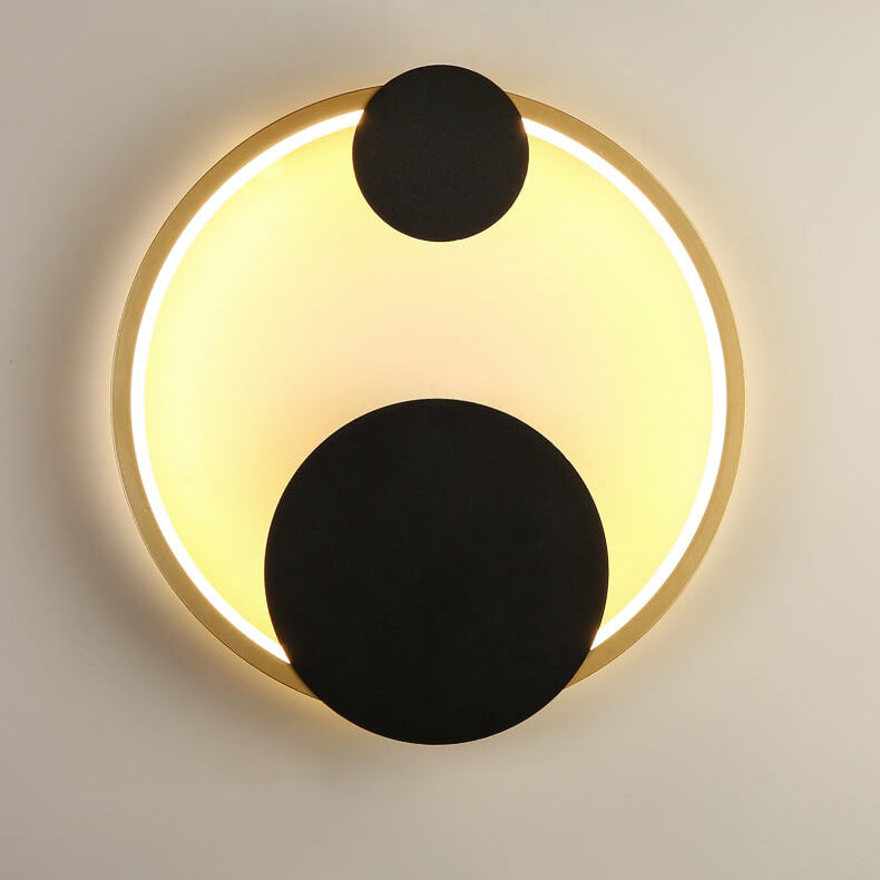 Oval Round Ring Wall Lamp