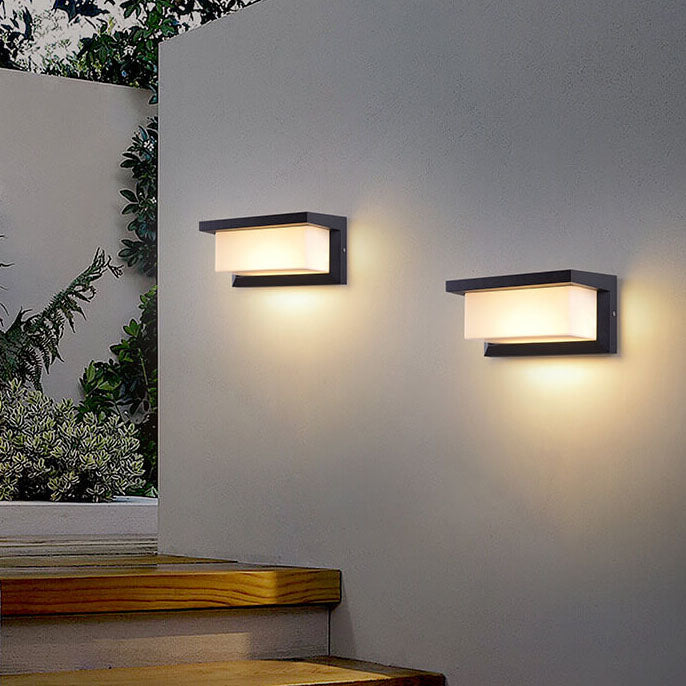 Rectangle PC Patio Outdoor Light