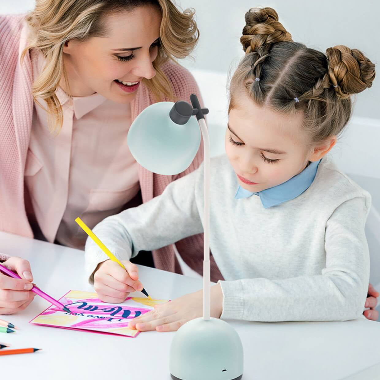 Doll Cartoon Charging Kids Table Lamp